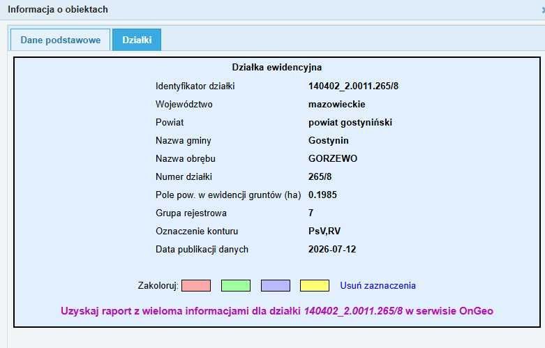 Działka budowlana Gorzewo. Zdjęcie 3