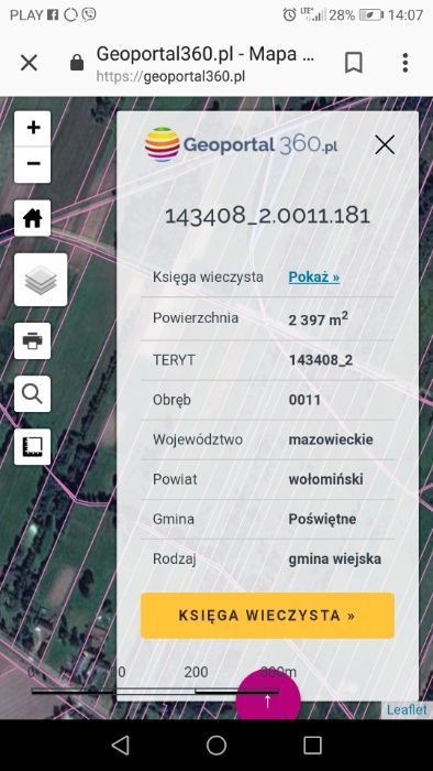 Działka rolno-budowlana Międzyleś. Zdjęcie 4