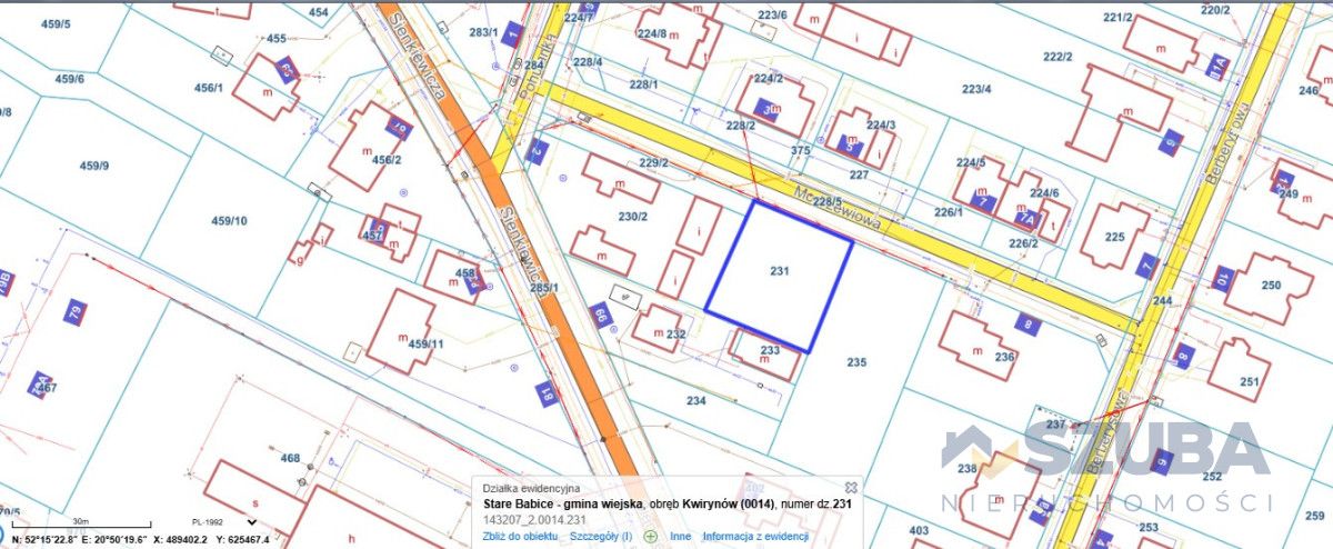 Działka inwestycyjna Kwirynów, ul. Modrzewiowa. Zdjęcie 10