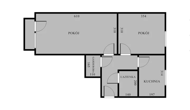 Mieszkanie 2-pokojowe Gdańsk Nowy Port, Wyzwolenia