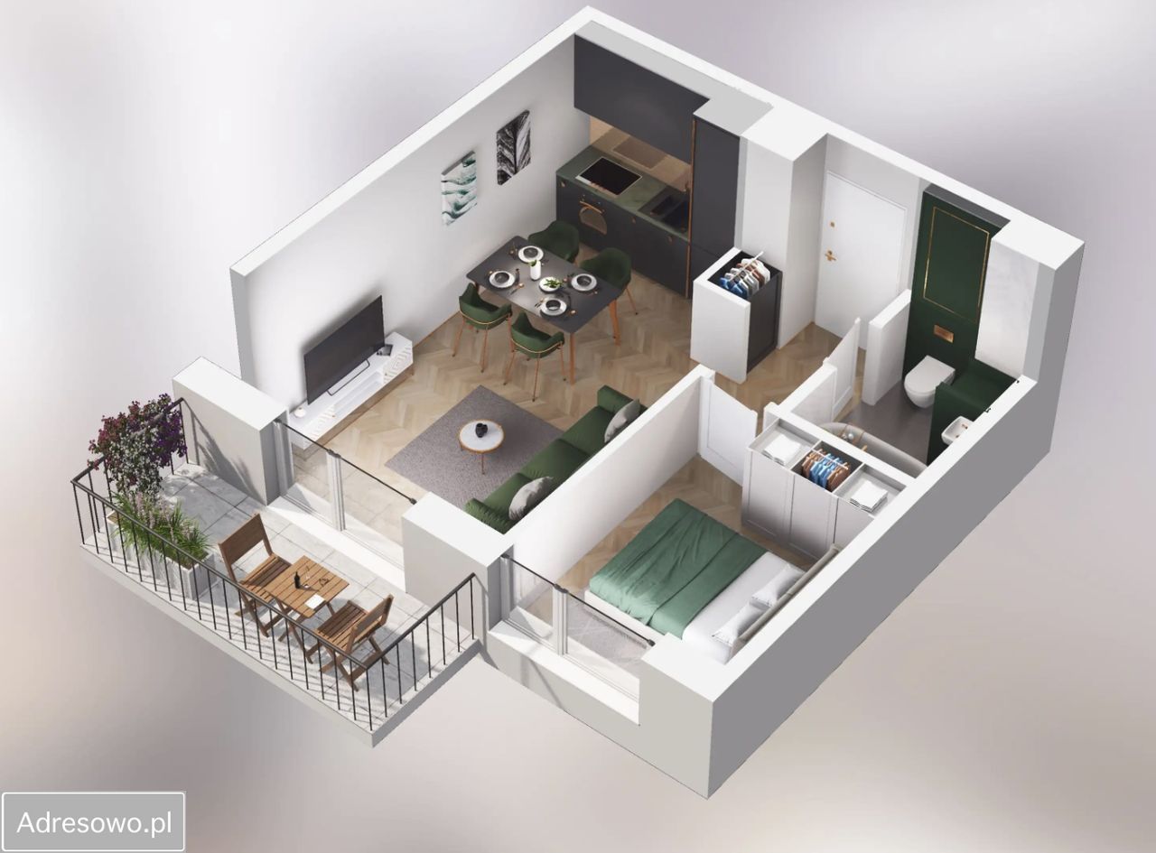 Mieszkanie 2-pokojowe Warszawa Białołęka, ul. Pawła Włodkowica. Zdjęcie 3