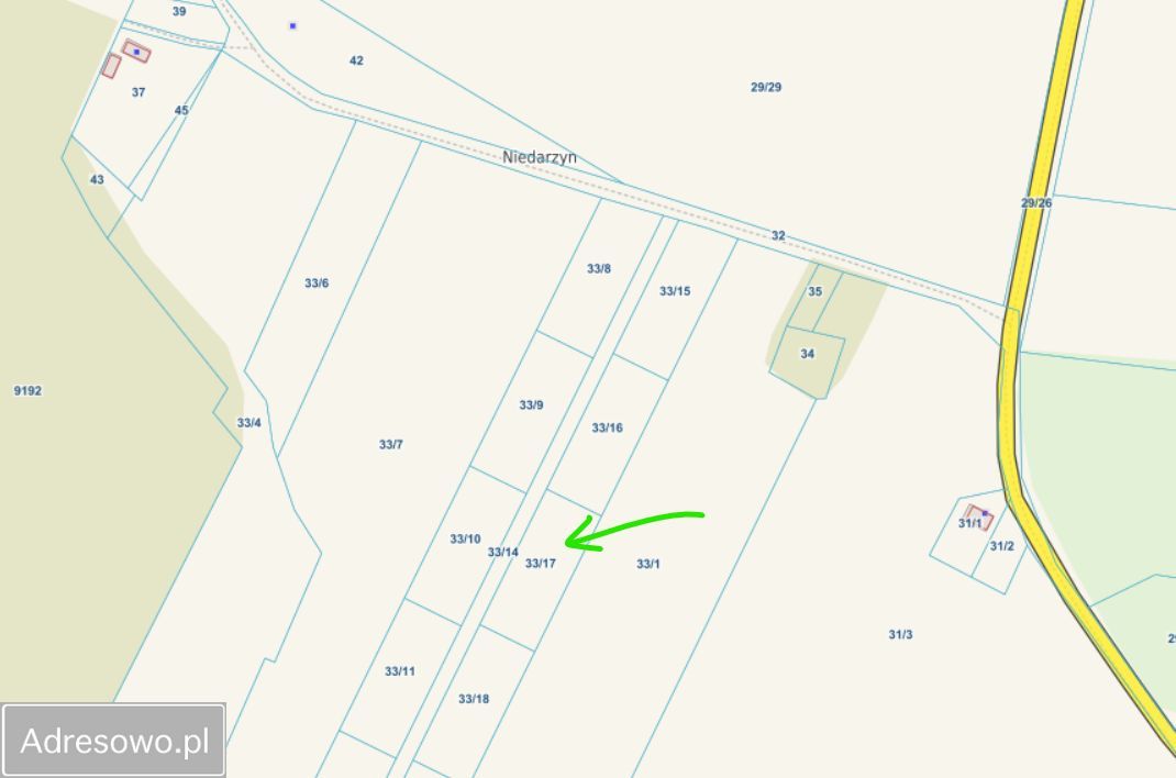 Działka rolna Glinno. Zdjęcie 3