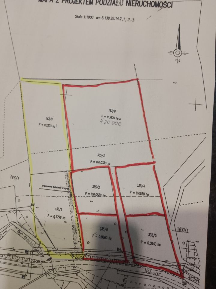 Działka budowlana Niedamirów