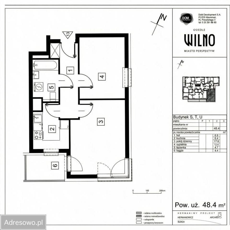 Mieszkanie 2-pokojowe Warszawa Targówek, ul. Zamkowa. Zdjęcie 6
