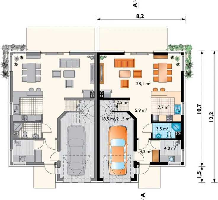 bliźniak Antoniew, ul. Główna. Zdjęcie 6