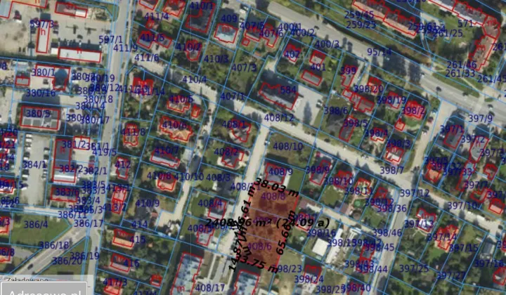 Działka inwestycyjna Gdańsk Jasień, ul. Jaworowa