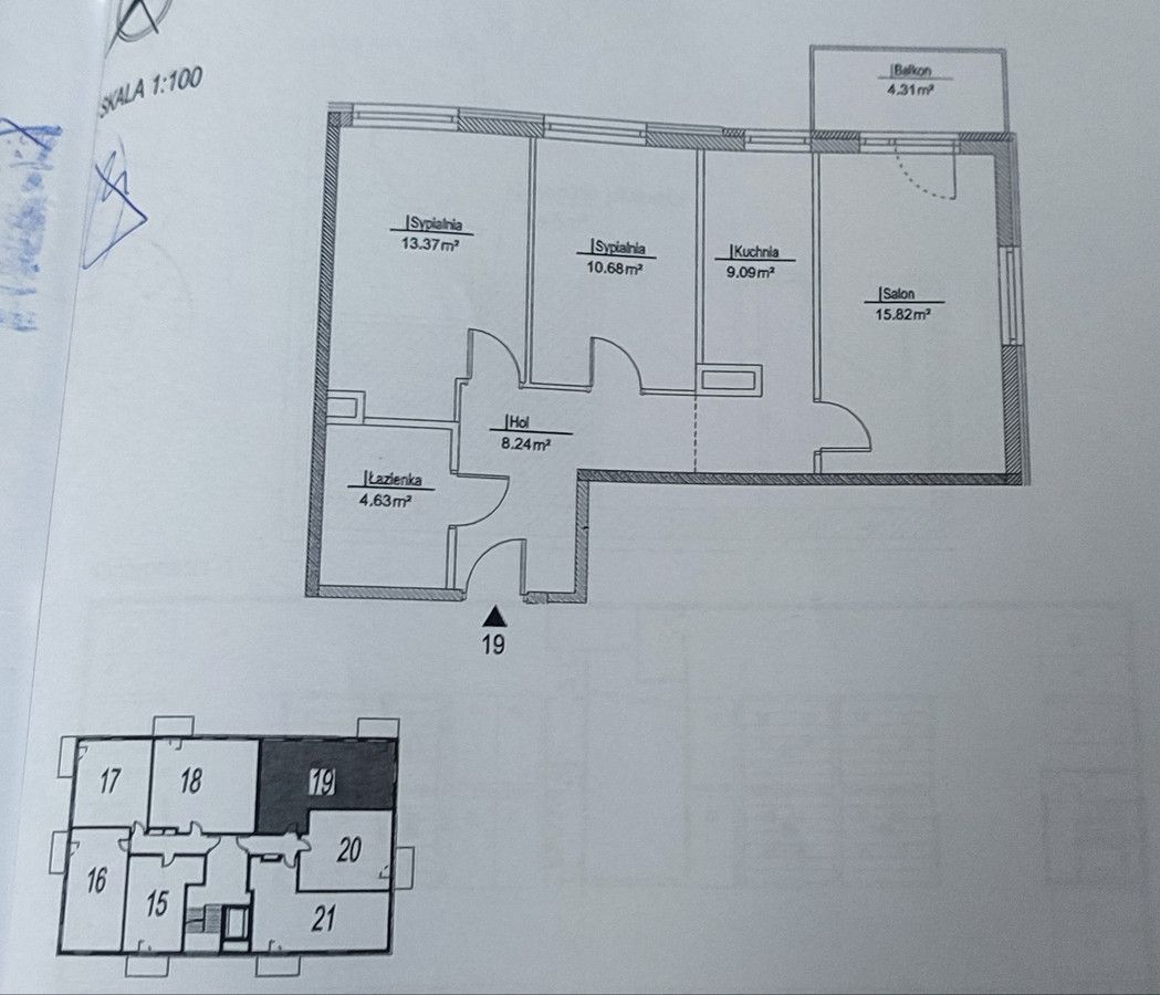 Mieszkanie 3-pokojowe Warszawa Włochy, ul. ks. Juliana Chrościckiego. Zdjęcie 8