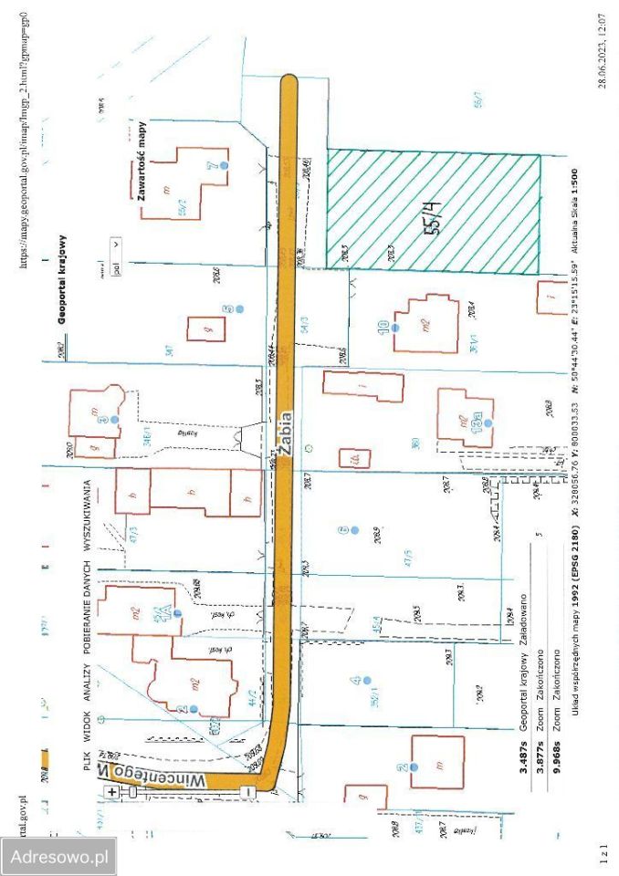 Działka budowlana Zamość, ul. Żabia. Zdjęcie 2