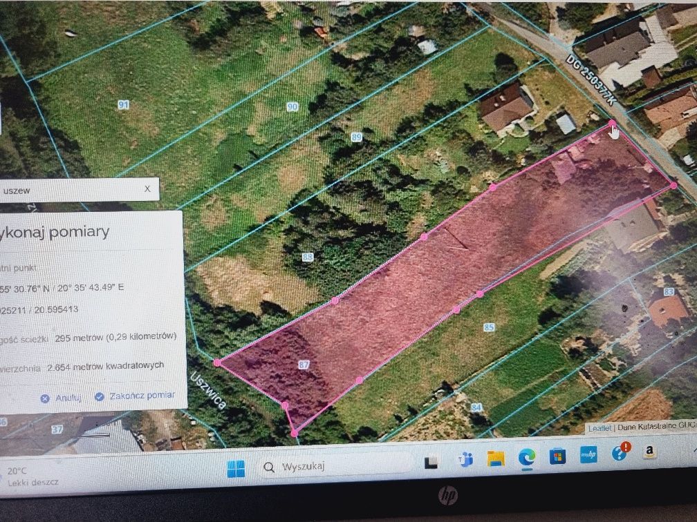 Działka rolno-budowlana Uszew. Zdjęcie 2