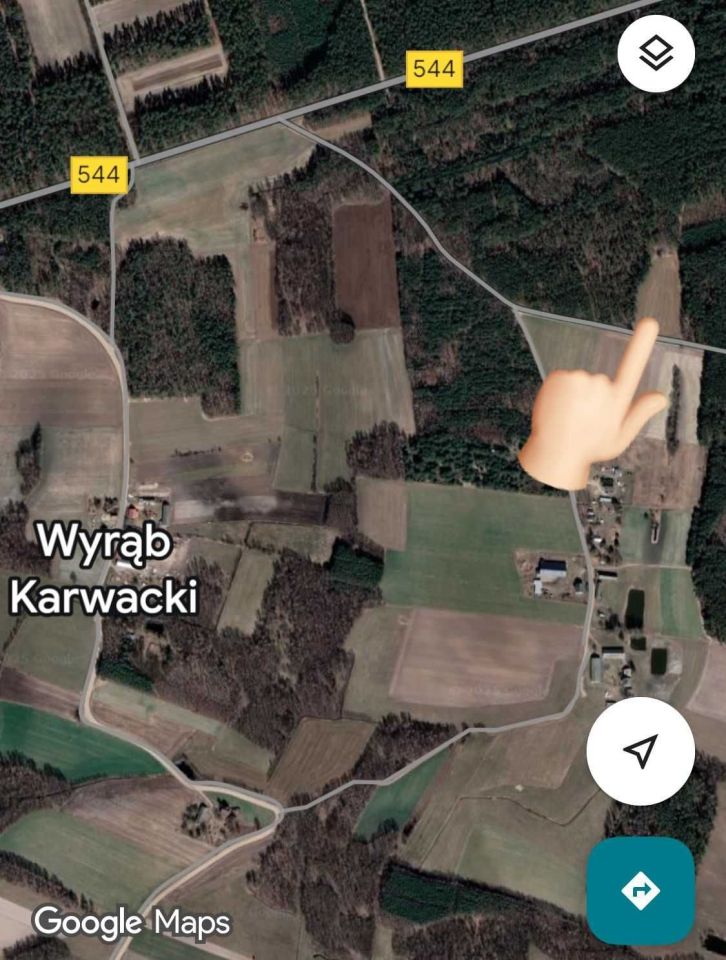 Działka rolno-budowlana Wyrąb Karwacki. Zdjęcie 2