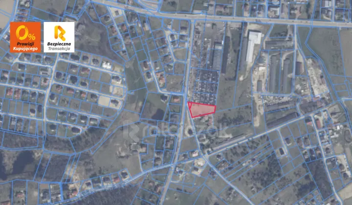 Działka inwestycyjna Chwaszczyno, ul. Tuchomska