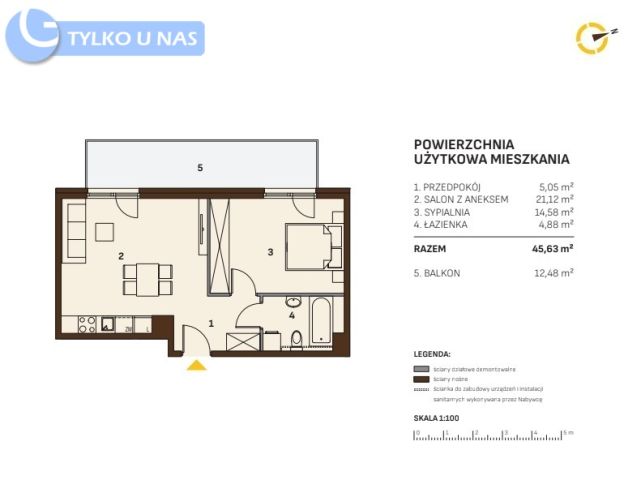 Mieszkanie 2-pokojowe Kraków Bronowice, ul. Josepha Conrada. Zdjęcie 16