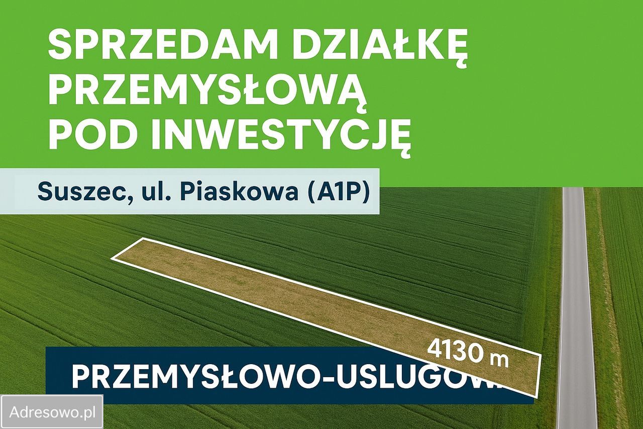 Działka inwestycyjna Suszec, ul. Piaskowa. Zdjęcie 3