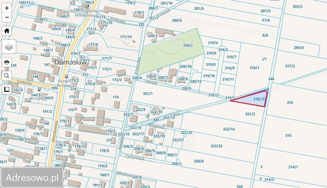 Działka budowlana Domasław, ul. Polna. Zdjęcie 2