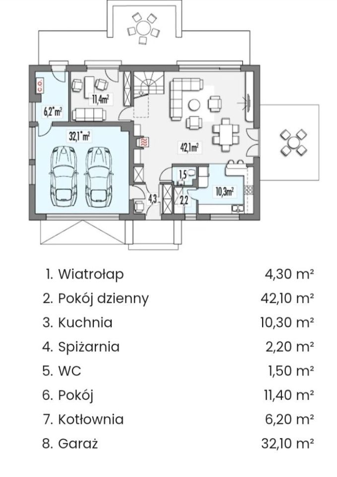 dom wolnostojący Niegowoniczki. Zdjęcie 7