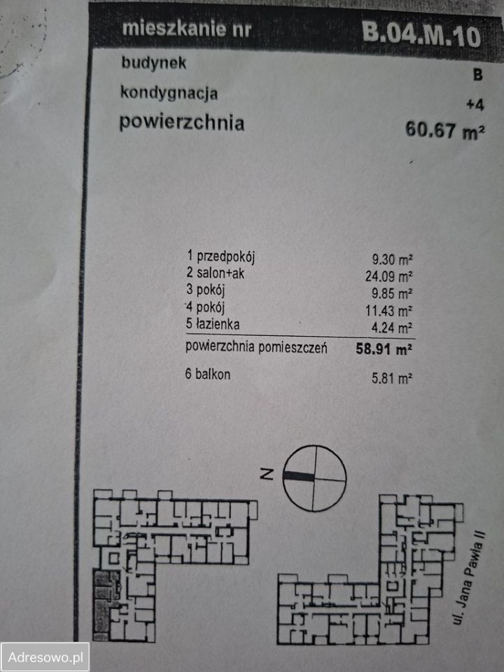 Mieszkanie 3-pokojowe Grójec, ul. Jana Pawła II. Zdjęcie 12