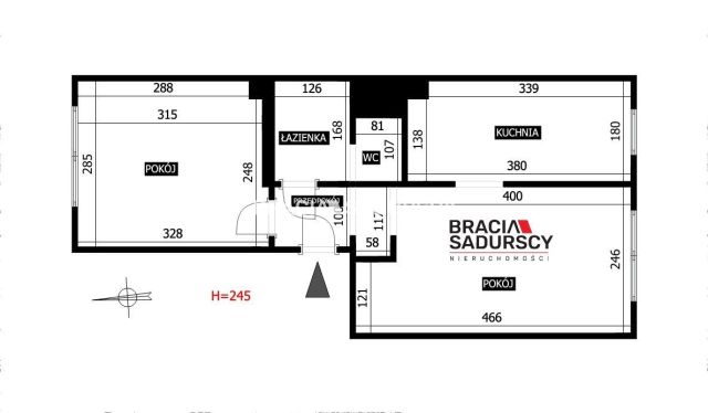 Mieszkanie 2-pokojowe Kraków Nowa Huta, os. Kolorowe. Zdjęcie 17