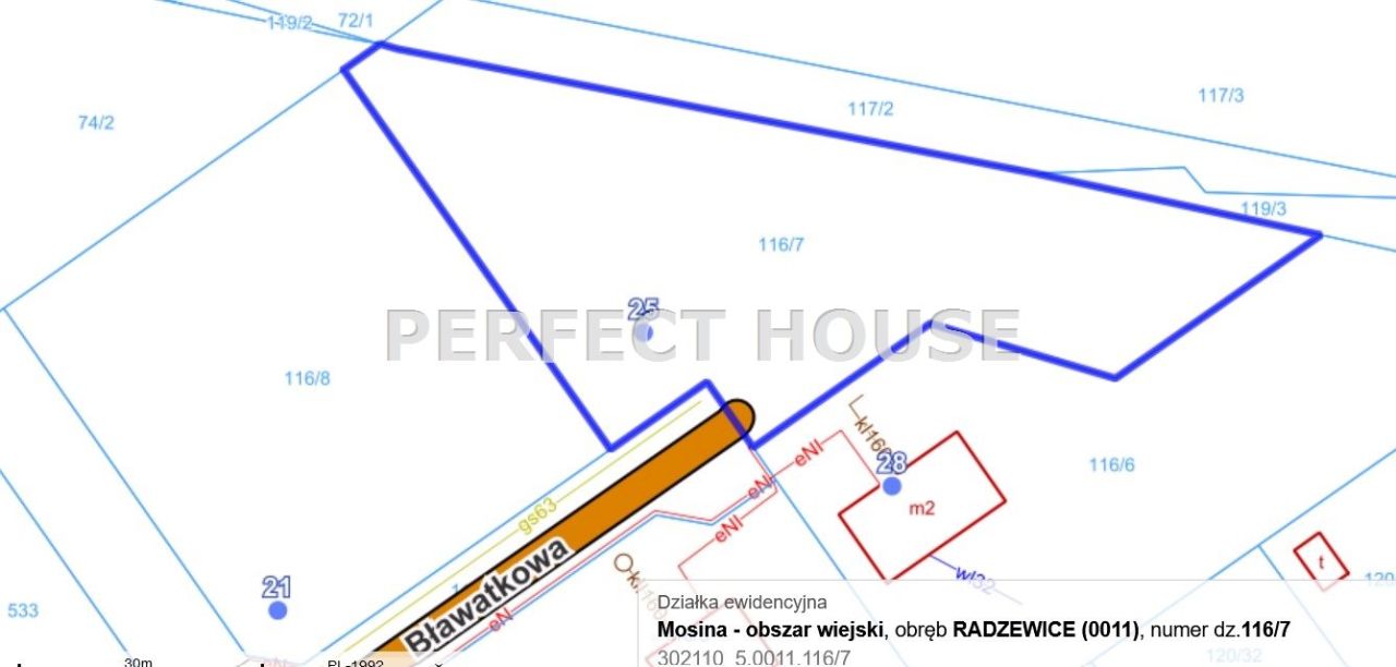 Działka budowlana Radzewice, ul. Bławatkowa. Zdjęcie 13
