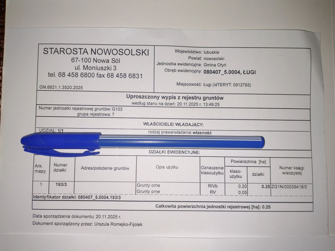 Działka rolna Ługi. Zdjęcie 3