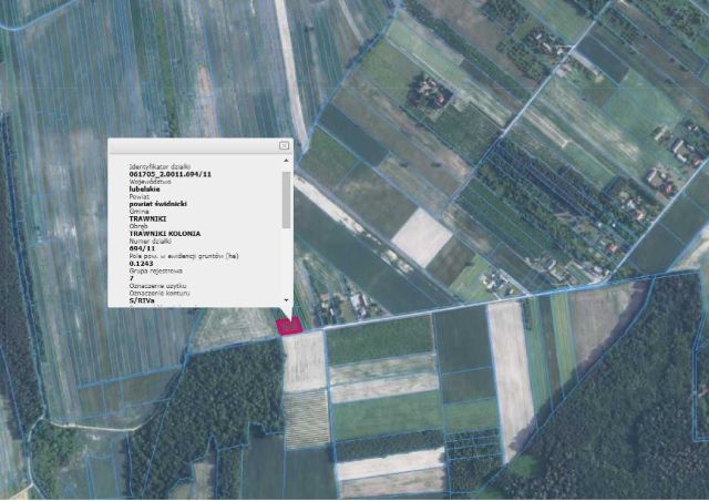 Działka budowlana Trawniki-Kolonia. Zdjęcie 1