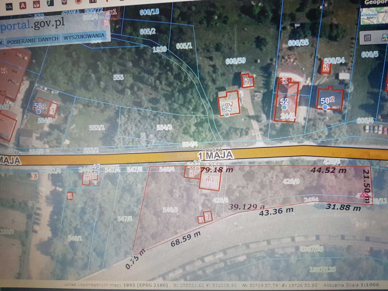 dom wolnostojący, 3 pokoje Trzebinia Trzebionka, ul. 1 Maja. Zdjęcie 2