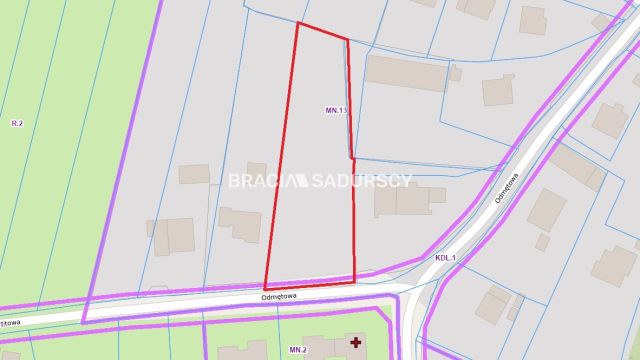 Działka budowlana Kraków Nowa Huta, ul. Odmętowa. Zdjęcie 5