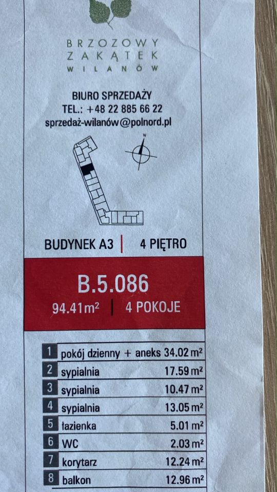 Mieszkanie 4-pokojowe Warszawa Wilanów, ul. Adama Branickiego. Zdjęcie 2