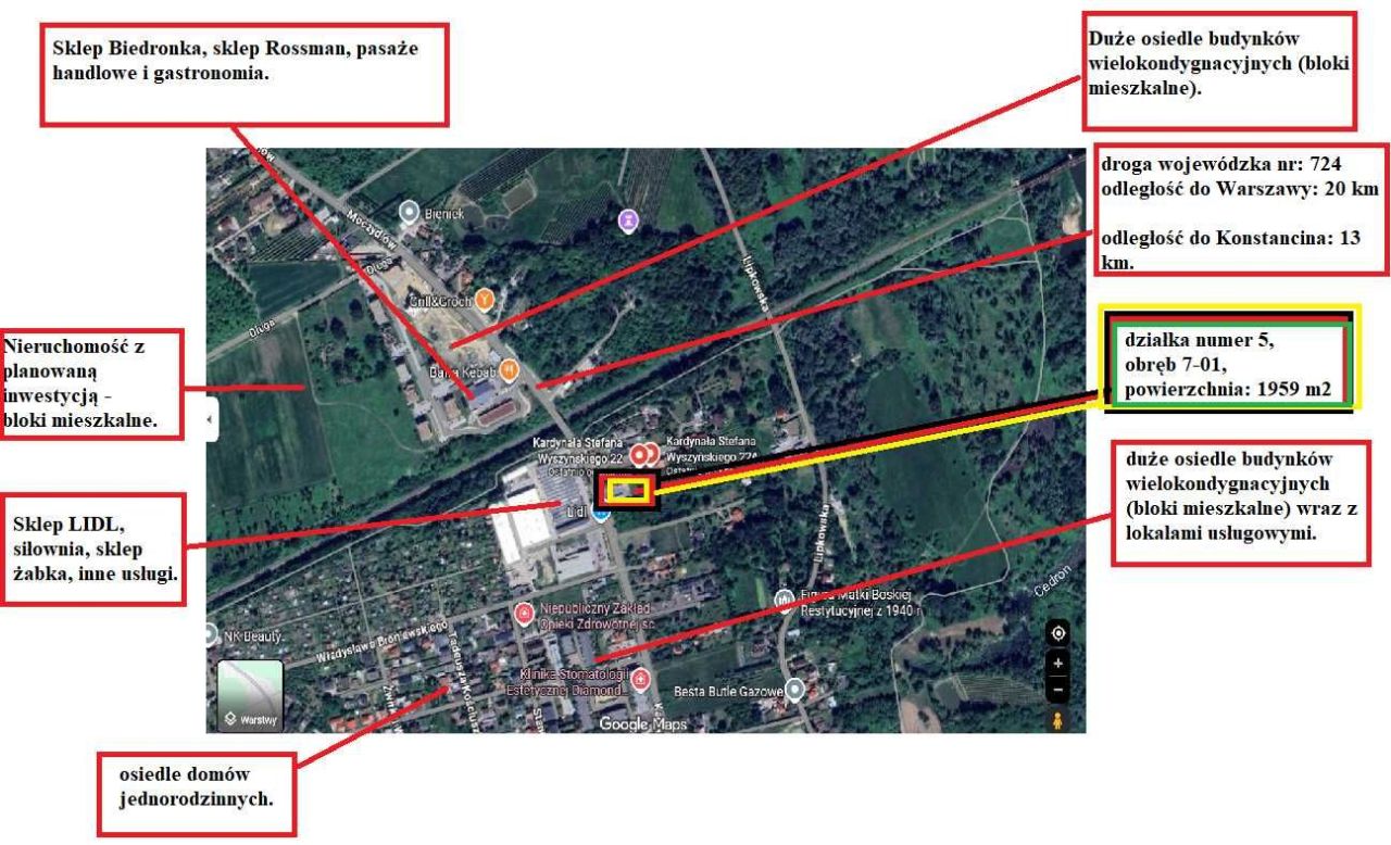 Działka inwestycyjna Góra Kalwaria, ul. kard. Stefana Wyszyńskiego. Zdjęcie 3