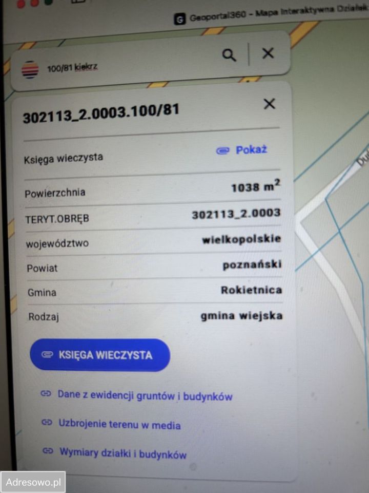 Działka budowlana Kiekrz, ul. Holenderska. Zdjęcie 2