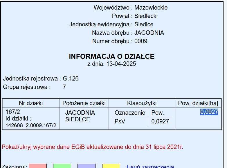 Działka budowlana Jagodnia. Zdjęcie 2