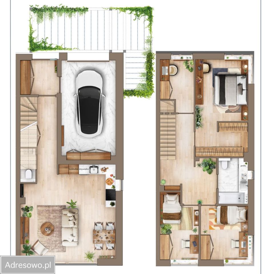 bliźniak, 5 pokoi Lesznowola. Zdjęcie 11