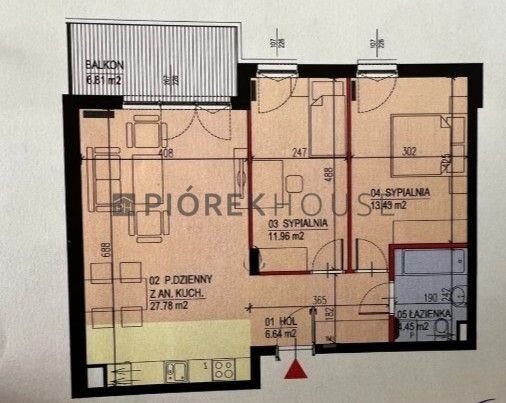 Mieszkanie 3-pokojowe Warszawa Mokotów, ul. Siekierkowska. Zdjęcie 19