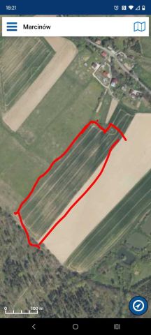Działka rolna Marcinów. Zdjęcie 1