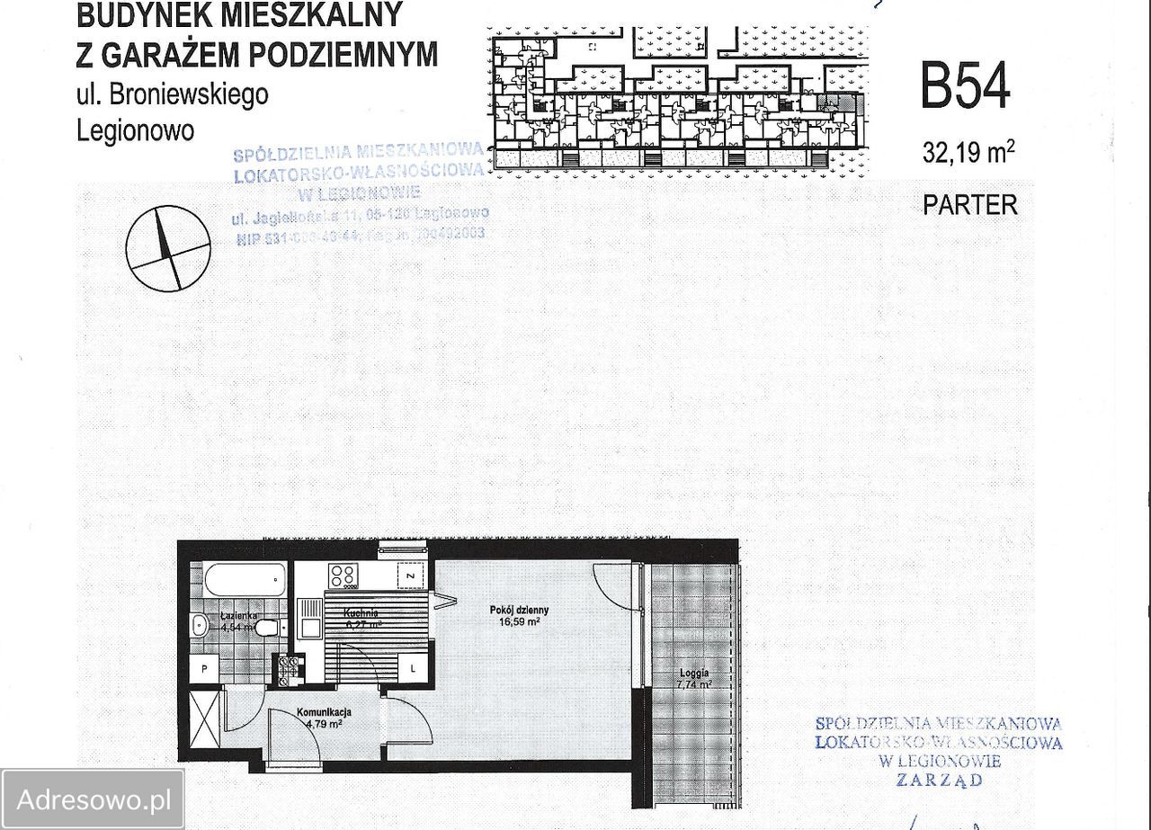 Mieszkanie 1-pokojowe Legionowo Centrum, ul. Władysława Broniewskiego. Zdjęcie 10