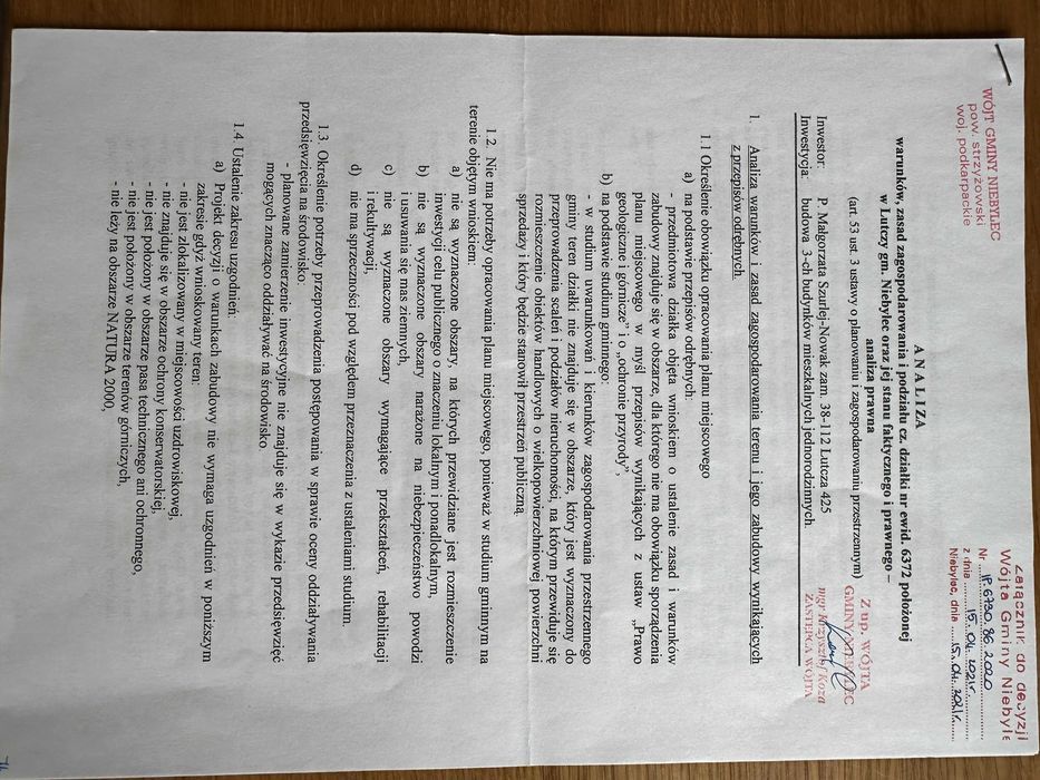 Działka budowlana Lutcza. Zdjęcie 4