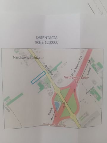 Działka budowlana Niedrzwica Duża, ul. Bychawska. Zdjęcie 1