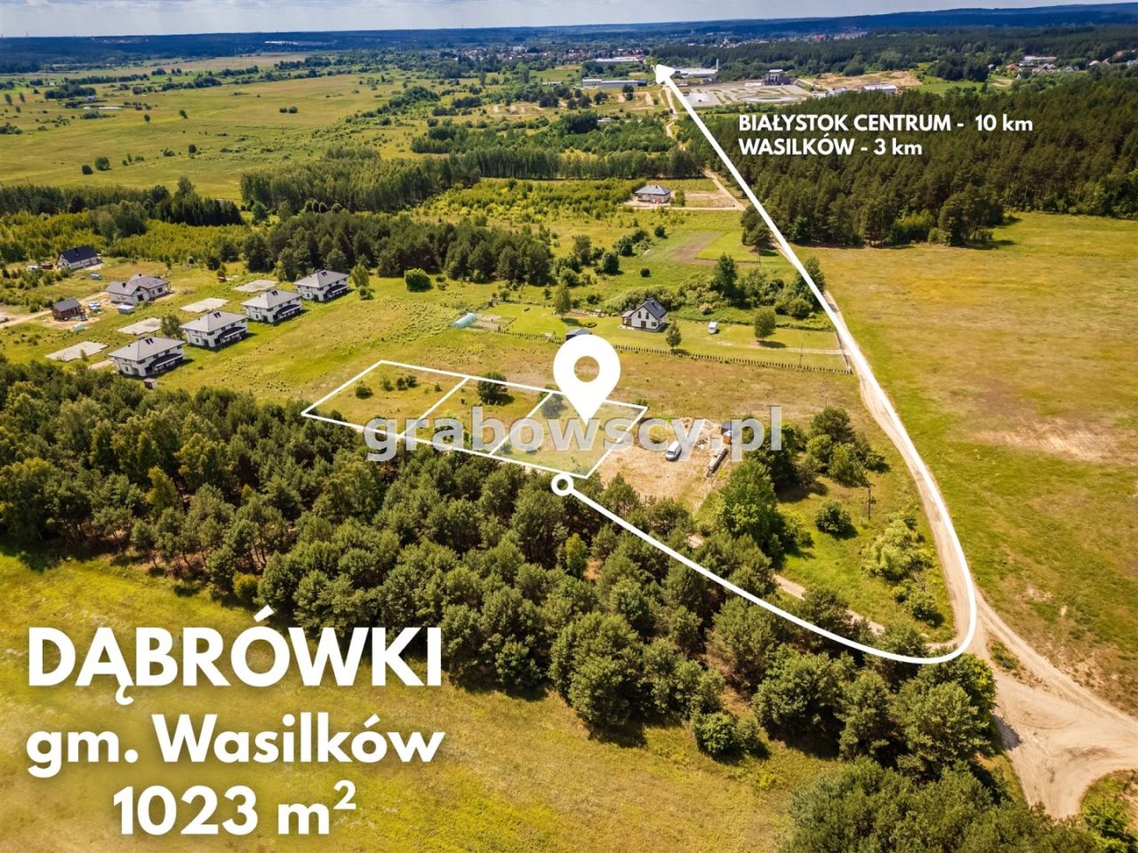 Działka inwestycyjna Dąbrówki, ul. Piaskowa. Zdjęcie 2