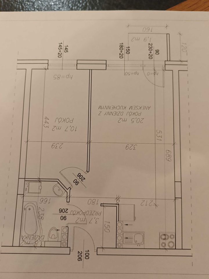 Mieszkanie 2-pokojowe Wrocław Psie Pole, ul. Rafała Wojaczka. Zdjęcie 6