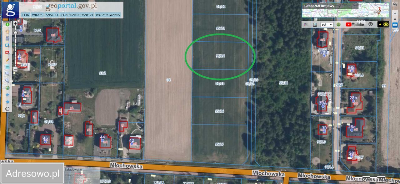 Działka budowlana Rozalin. Zdjęcie 4