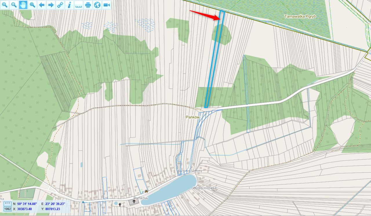 Działka rolna Pańków. Zdjęcie 2