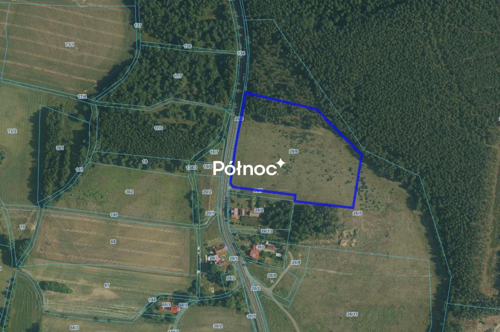 Działka inwestycyjna Kozłów. Zdjęcie 3