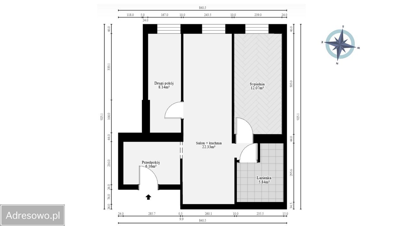 Mieszkanie 3-pokojowe Wrocław Śródmieście, ul. św. Wincentego. Zdjęcie 12