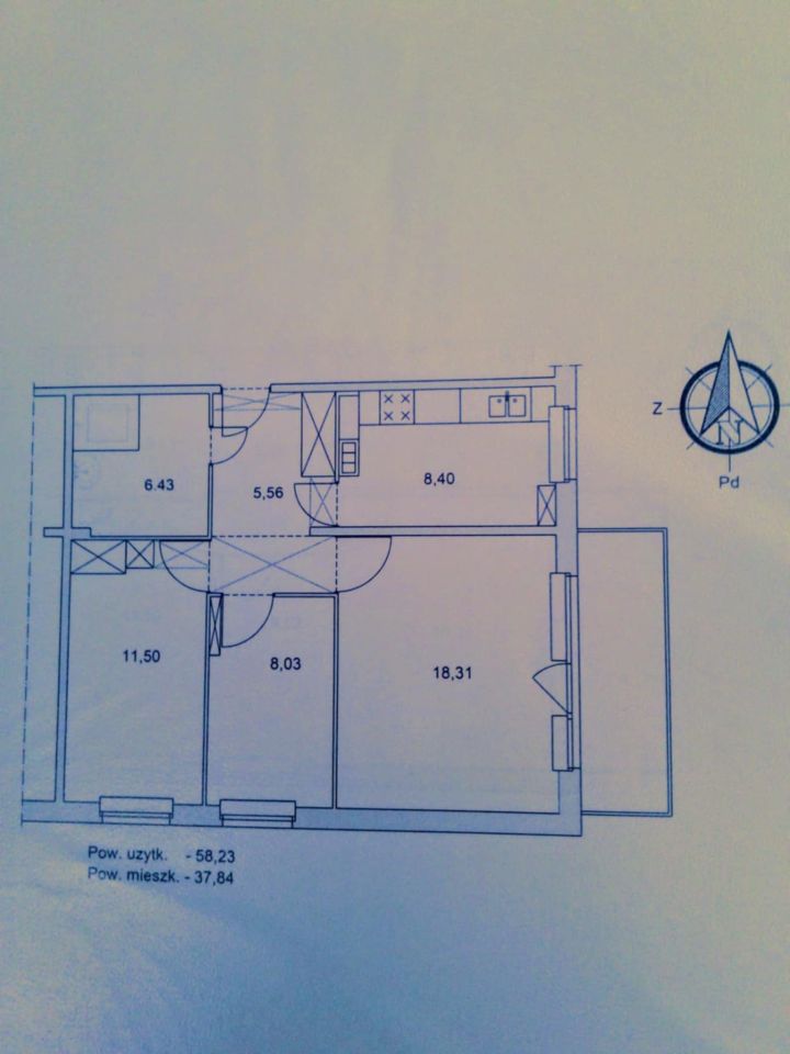Mieszkanie 3-pokojowe Warszawa Ursynów, ul. Czesława Przybylskiego. Zdjęcie 8