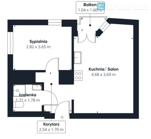 Mieszkanie 2-pokojowe Katowice Śródmieście, al. Wojciecha Korfantego. Zdjęcie 14