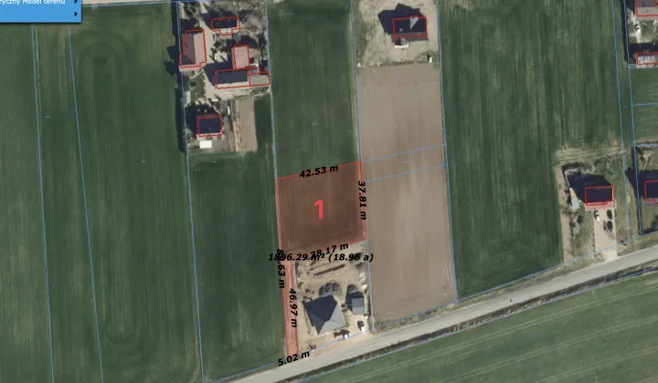 Działka budowlana Grąblin, ul. Spokojna