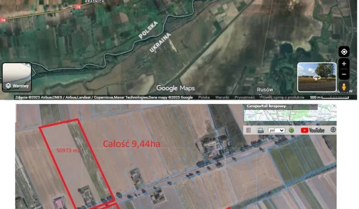 Działka rolno-budowlana Zosin