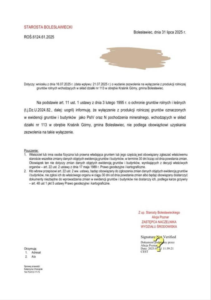 Działka budowlana Kraśnik Górny. Zdjęcie 2