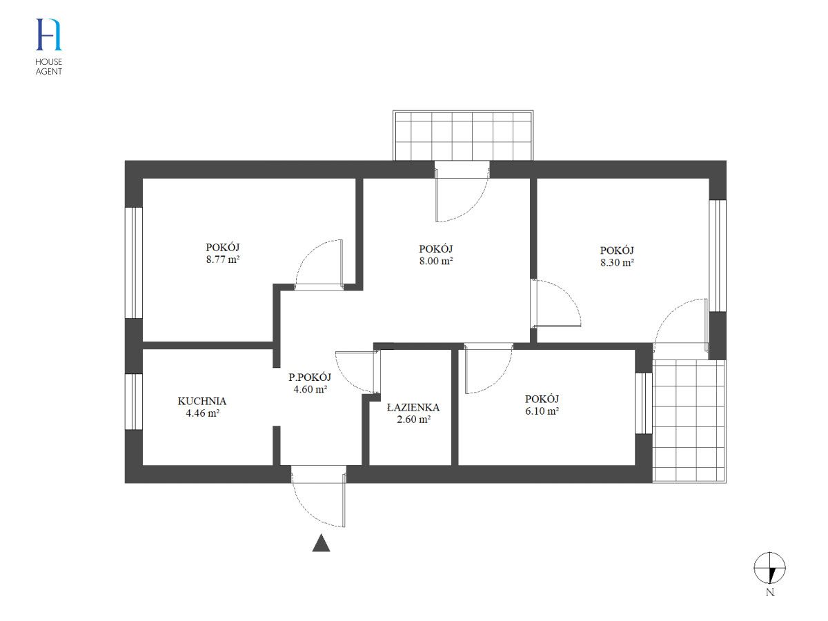 Mieszkanie 4-pokojowe Łódź Marysin, ul. Przemysłowa. Zdjęcie 7