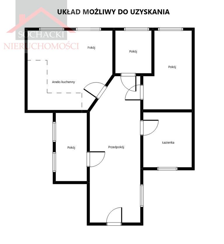 Mieszkanie 2-pokojowe Lubań Centrum, ul. Bankowa. Zdjęcie 12