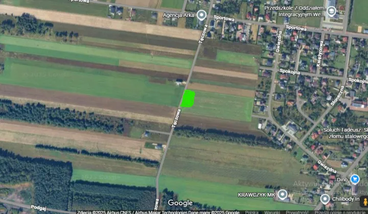 Działka budowlana Wręczyca Wielka, ul. Tęczowa